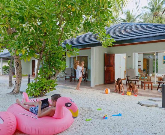 TWO BEDROOM FAMILY BEACH VILLA-Sun Island resort
